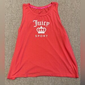 Juicy Couture Women’s Sport Tank Top Calypso Coral Size XXL NWT